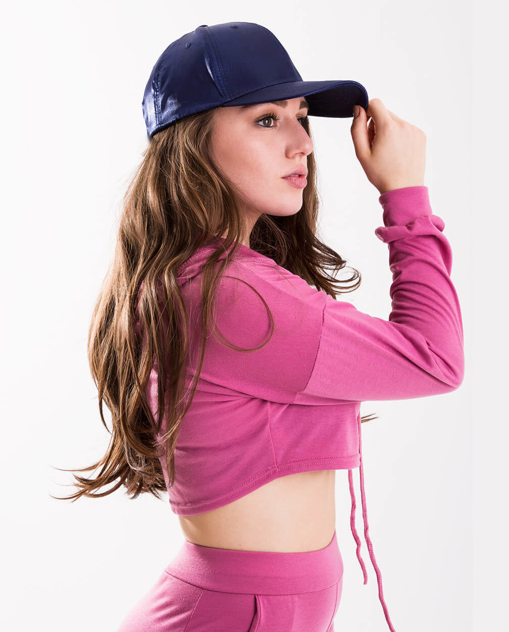 Blue-Satin-cap