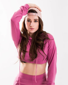 Pink-Crop-Top-Hoodie-Pink-Cap